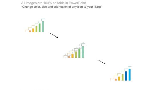 Bar Graph For Business Growth Steps Powerpoint Slides