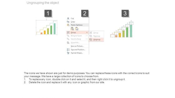 Bar Graph For Business Growth Steps Powerpoint Slides