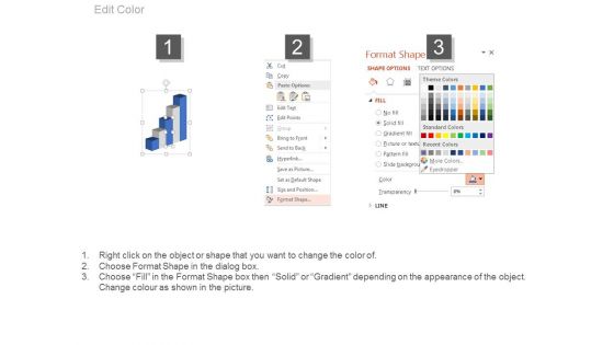 Bar Graph For Marketing Research Process Powerpoint Slides