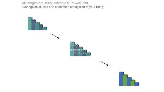 Bar Graph Of Lego Blocks For Data Analysis Powerpoint Slides