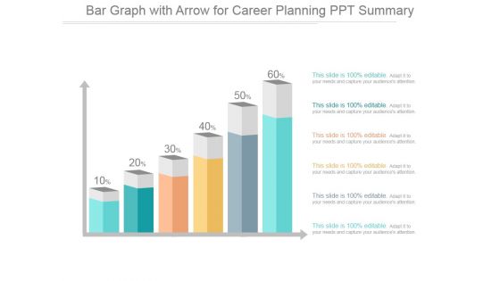 Bar Graph With Arrow For Career Planning Ppt PowerPoint Presentation Gallery
