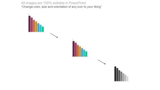 Bar Graph With Increasing Percentage Flow Powerpoint Slides
