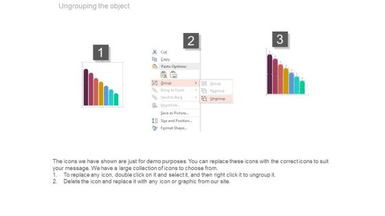 Bar Graph With Increasing Percentage Flow Powerpoint Slides