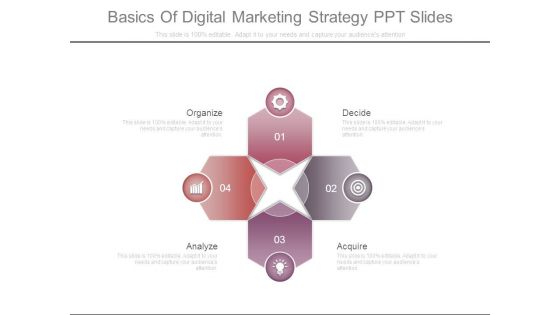 Basics Of Digital Marketing Strategy Ppt Slides