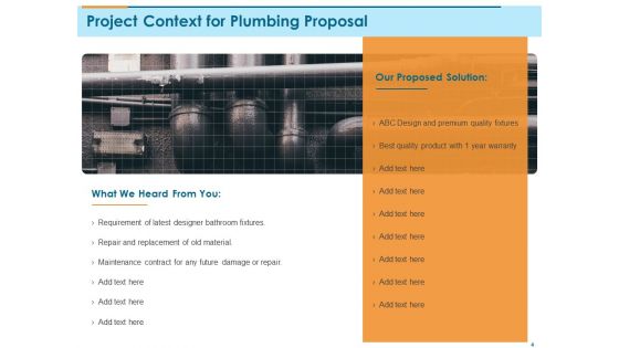 Bathroom Fixture Proposal Ppt PowerPoint Presentation Complete Deck With Slides