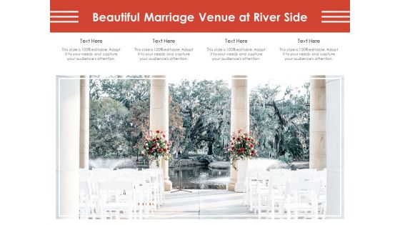 Beautiful Marriage Venue At River Side Ppt PowerPoint Presentation File Ideas PDF
