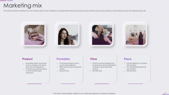 Beauty And Skincare Products Company Profile Ppt PowerPoint Presentation Complete Deck With Slides