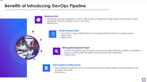 Benefits Of Introducing Devops Pipeline Ppt Icon Example PDF
