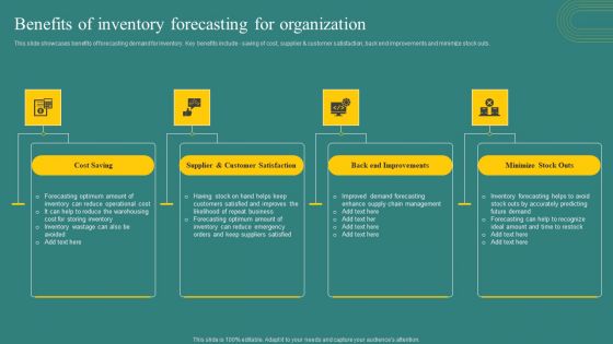 Benefits Of Inventory Forecasting For Organization Mockup PDF Benefits Of Inventory Forecasting For Organization Mockup PDF