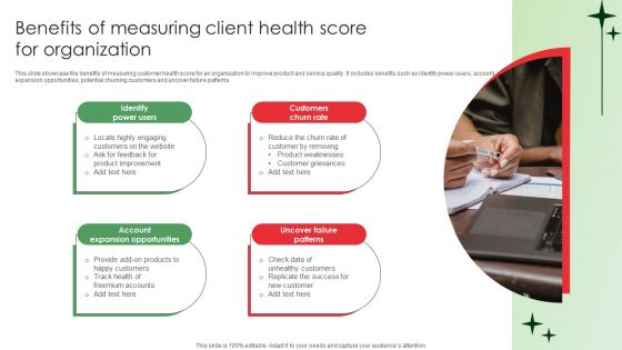 Benefits Of Measuring Client Health Score For Organization Designs PDF Benefits Of Measuring Client Health Score For Organization Designs PDF