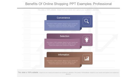 Benefits Of Online Shopping Ppt Examples Professional