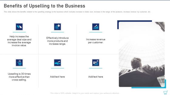Benefits Of Upselling To The Business Ppt Outline Graphics Pictures PDF