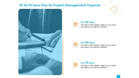 Benefits Realization Management 30 60 90 Days Plan For Project Management Proposal Structure PDF