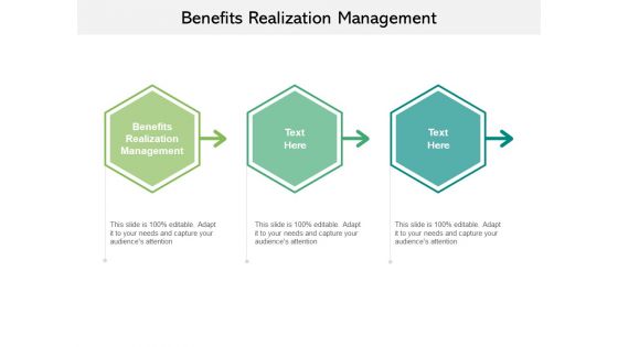 Benefits Realization Management Ppt PowerPoint Presentation Infographics Images Cpb