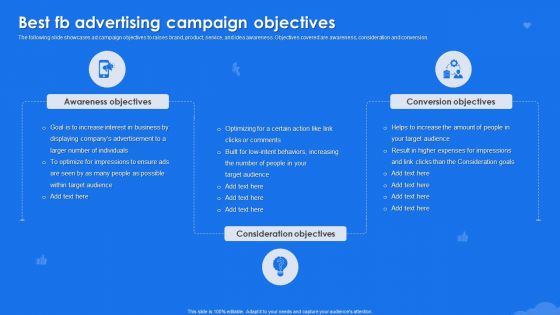 Best Fb Advertising Campaign Objectives Topics PDF