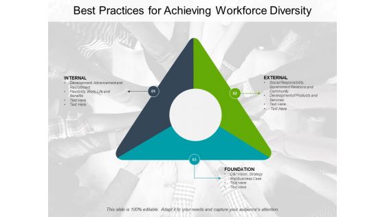 Best Practices For Achieving Workforce Diversity Ppt Powerpoint Presentation Infographic Template Styles