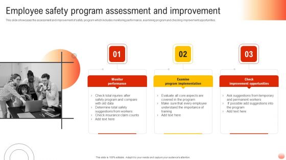 Best Practices For Occupational Health And Safety Employee Safety Program Assessment Demonstration PDF