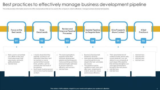 Best Practices To Effectively Manage Business Development Pipeline Ppt PowerPoint Presentation File Styles PDF Best Practices To Effectively Manage Business Development Pipeline Ppt PowerPoint Presentation File Styles PDF