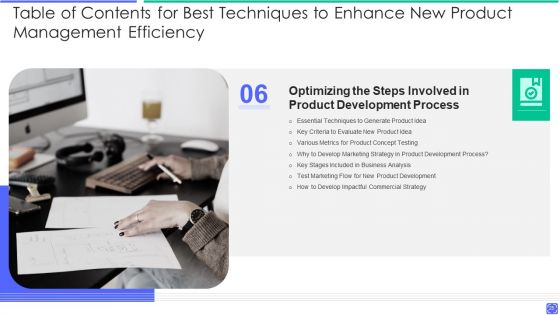 Best Techniques To Enhance New Product Management Efficiency Ppt PowerPoint Presentation Complete Deck With Slides