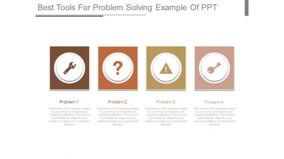 Best Tools For Problem Solving Example Of Ppt