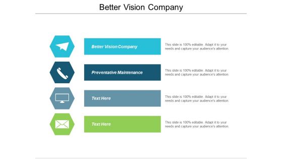 Better Vision Company Ppt PowerPoint Presentation Icon Show Cpb
