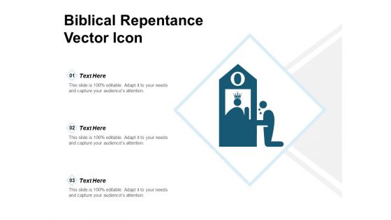 Biblical Repentance Vector Icon Ppt PowerPoint Presentation Inspiration Master Slide