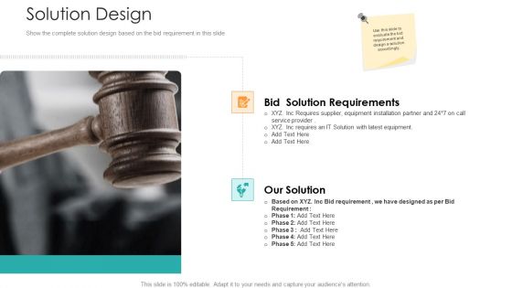 Bid Control Solution Design Ppt Professional Skills PDF Bid Control Solution Design Ppt Professional Skills PDF