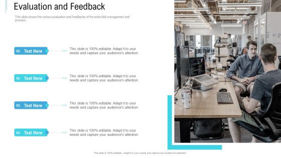 Bid Response Management Evaluation And Feedback Ppt PowerPoint Presentation Model Demonstration PDF