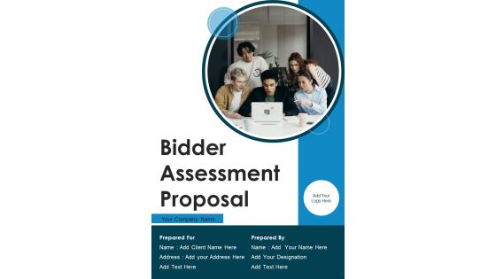 Bidder Assessment Proposal Example Document Report Doc Pdf Ppt
