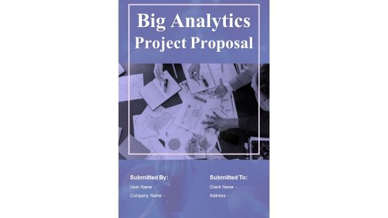 Big Analytics Project Proposal Example Document Report Doc Pdf Ppt