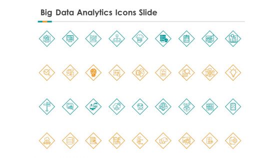 Big Data Analytics Icons Slide Ppt Infographic Template Example Topics PDF
