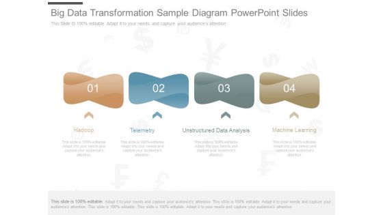 Big Data Transformation Sample Diagram Powerpoint Slides