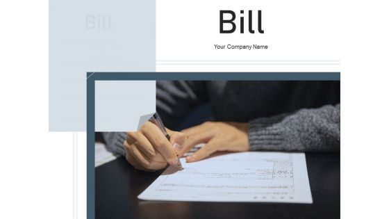 Bill Businessman Payment Ppt PowerPoint Presentation Complete Deck