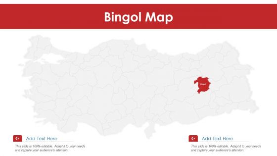 Bingol Map PowerPoint Presentation PPT Template PDF