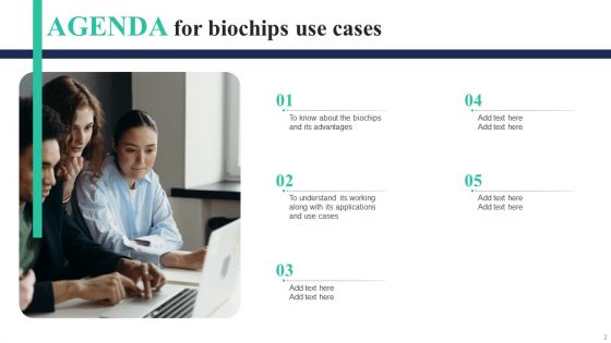 Biochips Use Cases Ppt PowerPoint Presentation Complete Deck With Slides