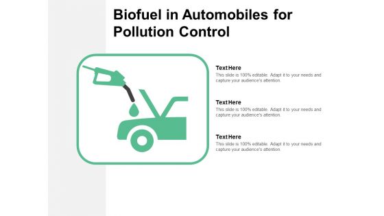 Biofuel In Automobiles For Pollution Control Ppt PowerPoint Presentation Styles Aids