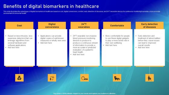 Biomarker Categorization Benefits Of Digital Biomarkers In Healthcare Structure PDF