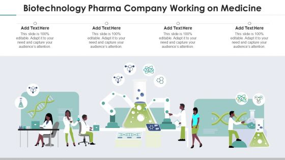 Biotechnology Pharma Company Working On Medicine Sample PDF