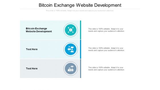 Bitcoin Exchange Website Development Ppt PowerPoint Presentation Styles Format Cpb Pdf
