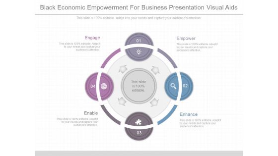 Black Economic Empowerment For Business Presentation Visual Aids
