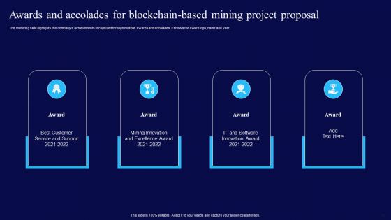Blockchain Based Mining Project Proposal Ppt PowerPoint Presentation Complete Deck With Slides