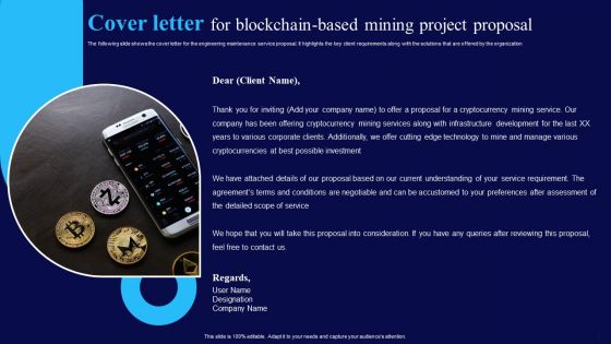 Blockchain Based Mining Project Proposal Ppt PowerPoint Presentation Complete Deck With Slides