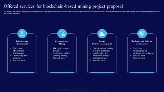 Blockchain Based Mining Project Proposal Ppt PowerPoint Presentation Complete Deck With Slides