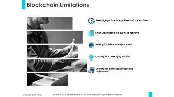Blockchain Limitations Ppt PowerPoint Presentation File Example