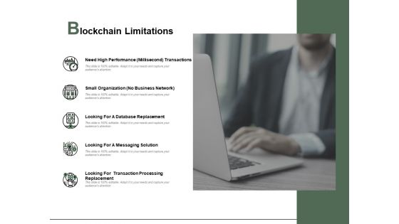 Blockchain Limitations Ppt PowerPoint Presentation Portfolio Outfit