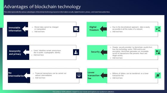 Blockchain Security Solutions Deployment Advantages Of Blockchain Technology Brochure PDF Blockchain Security Solutions Deployment Advantages Of Blockchain Technology Brochure PDF