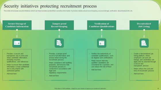 Blockchain Technology For Effective Hiring Ppt PowerPoint Presentation Complete Deck With Slides