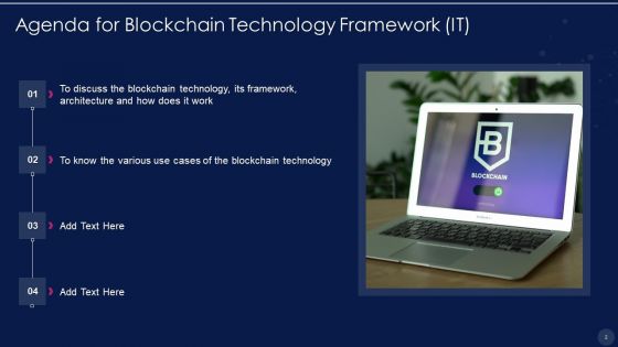 Blockchain Technology Framework IT Ppt PowerPoint Presentation Complete With Slides
