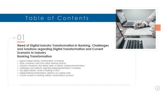 Blockchain Technology To Improve Digitalization In Banking Industry Ppt PowerPoint Presentation Complete Deck With Slides