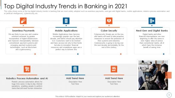 Blockchain Technology To Improve Digitalization In Banking Industry Ppt PowerPoint Presentation Complete Deck With Slides